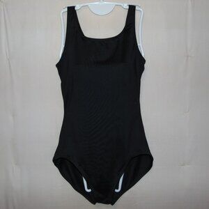 Dance Department Black Tank Leotard L